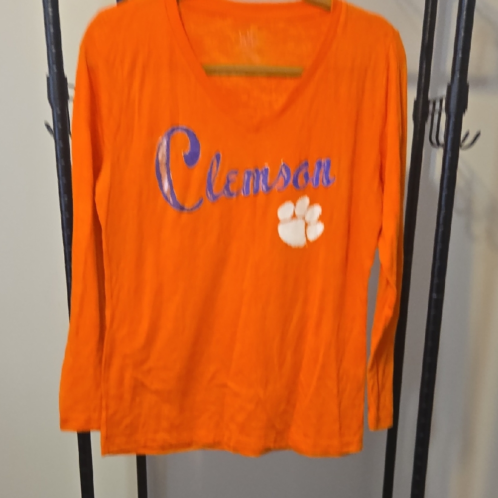 Clemson Orange Long Sleeve Tee
